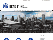 Tablet Screenshot of bradpondrealty.com